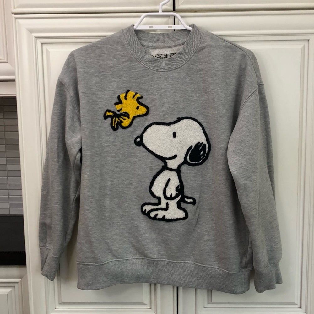 Peanuts Snoopy and Woodstock woman’s sweatshirt